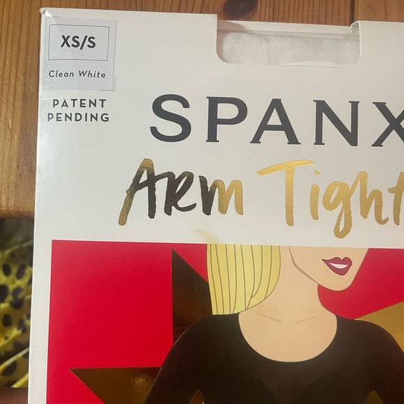 NEW- SPANX Women's Long Sleeve Arm Tights- CLEAN WHITE Hosiery Layering - Picture 6 of 7